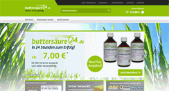 Desktop Screenshot of buttersaeure-kaufen.com